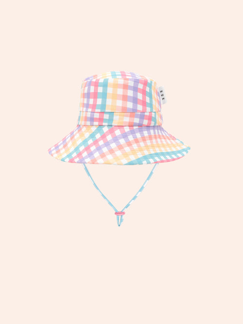 Huxbaby - Rainbow Check Swimhat | Rainbow