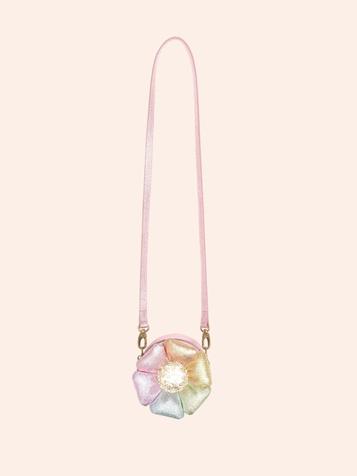 Huxbaby - Rainbow Flower Bag | Multi Metallic