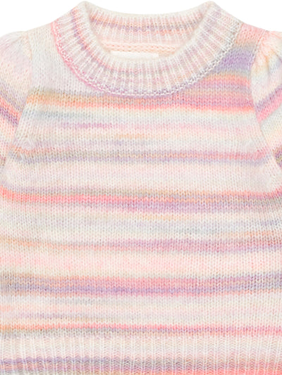 Huxbaby - Rainbow Puff Jumper - HB5177W25 Knitted Jumper Huxbaby 