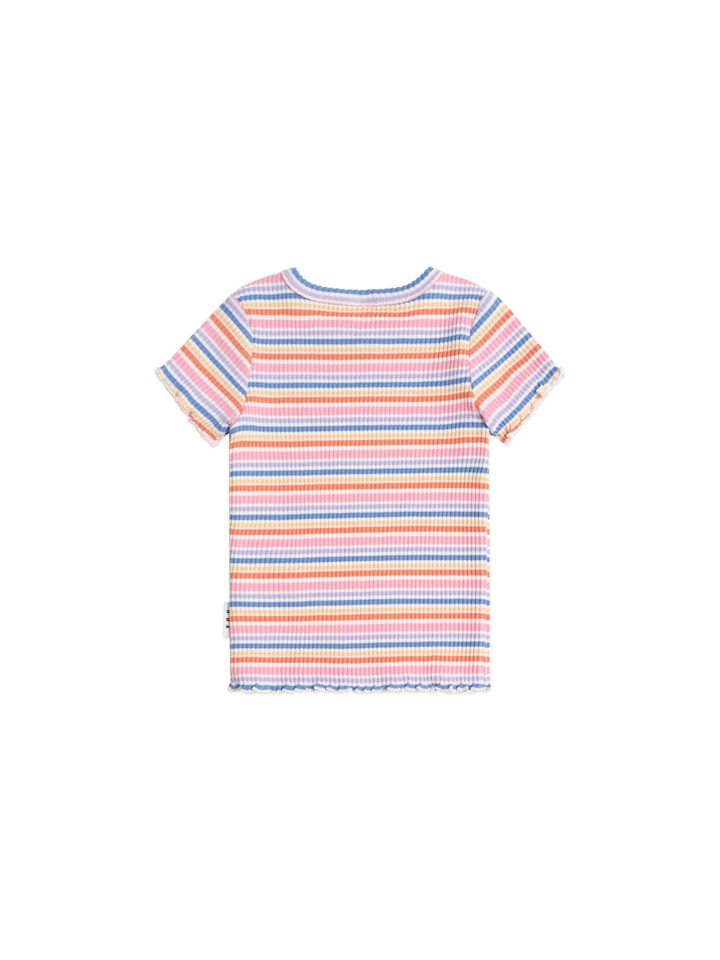 Huxbaby - Rainbow Rib Tee - HB2089S25 Short Sleeve T-Shirt Huxbaby 