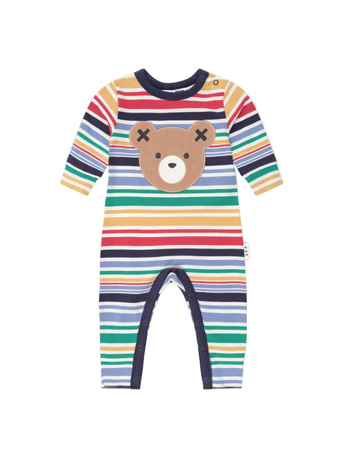 Huxbaby - Rainbow Stripe Huxbear Romper