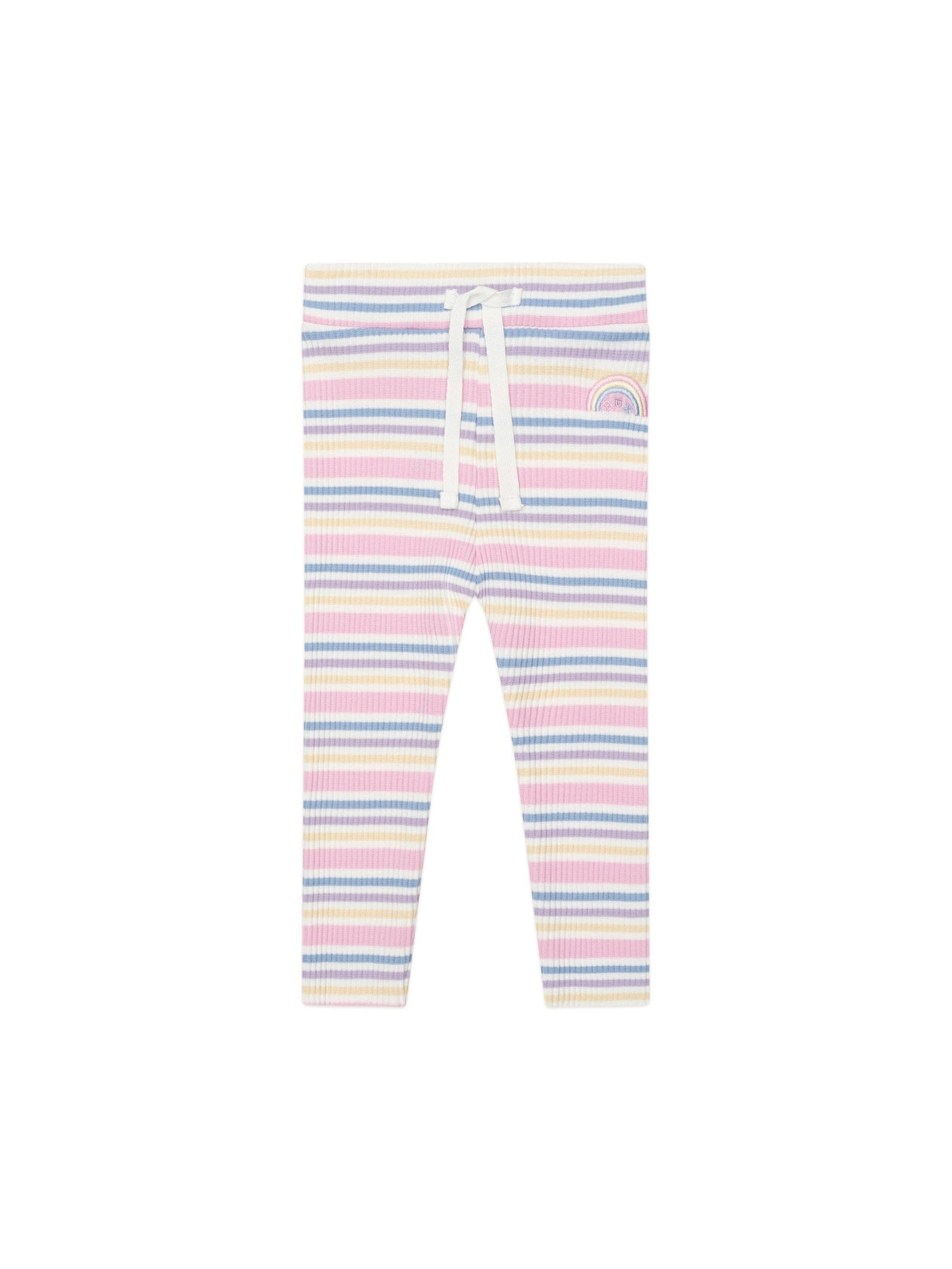 Huxbaby - Rainbow Stripe Rib Legging - HB6219W25 Leggings Huxbaby 