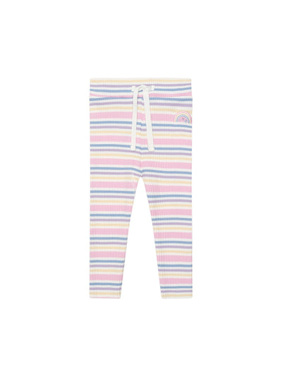 Huxbaby - Rainbow Stripe Rib Legging - HB6219W25 Leggings Huxbaby 