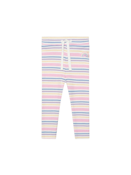 Huxbaby - Rainbow Stripe Rib Legging - HB6219W25