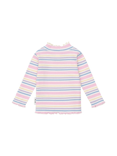 Huxbaby - Rainbow Stripe Rib Skivvy - HB2212W25 Long Sleeve Top Huxbaby 