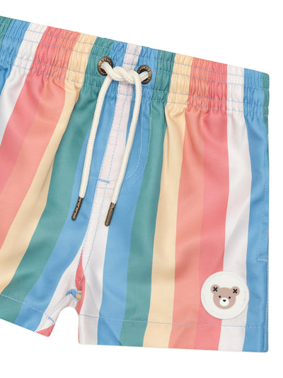 Huxbaby - Rainbow Stripe Swim Short - HB7003W25 Swim Shorts Huxbaby 