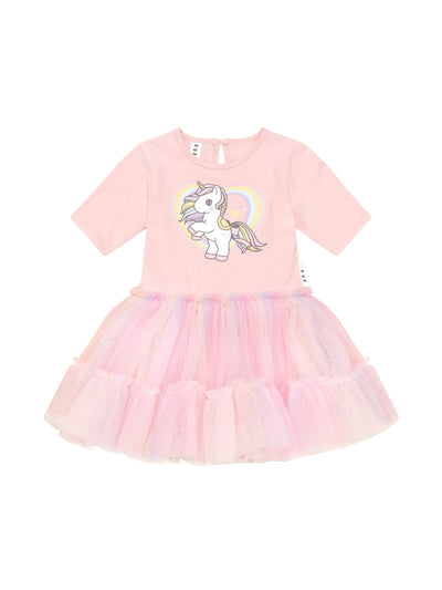 Huxbaby - Rainbow Unicorn Ballet Dress - HB1091S24 Tutu Dress Huxbaby 