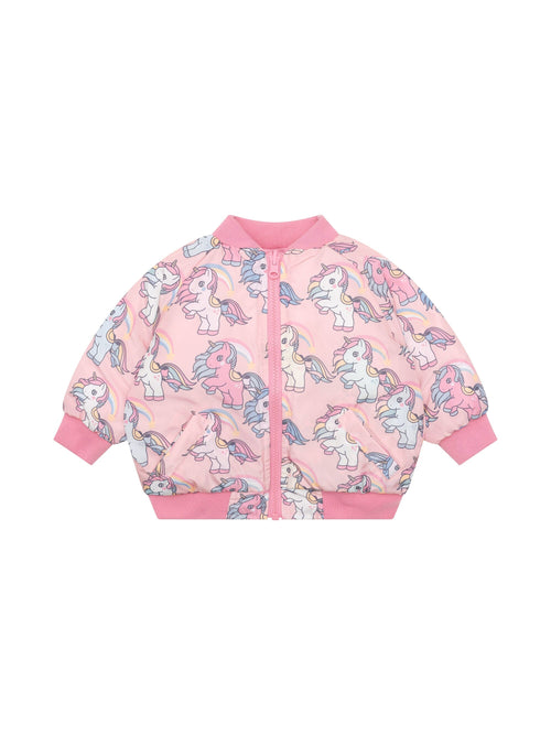 Huxbaby - Rainbow Unicorn Reversible Bomber - HB4039S24