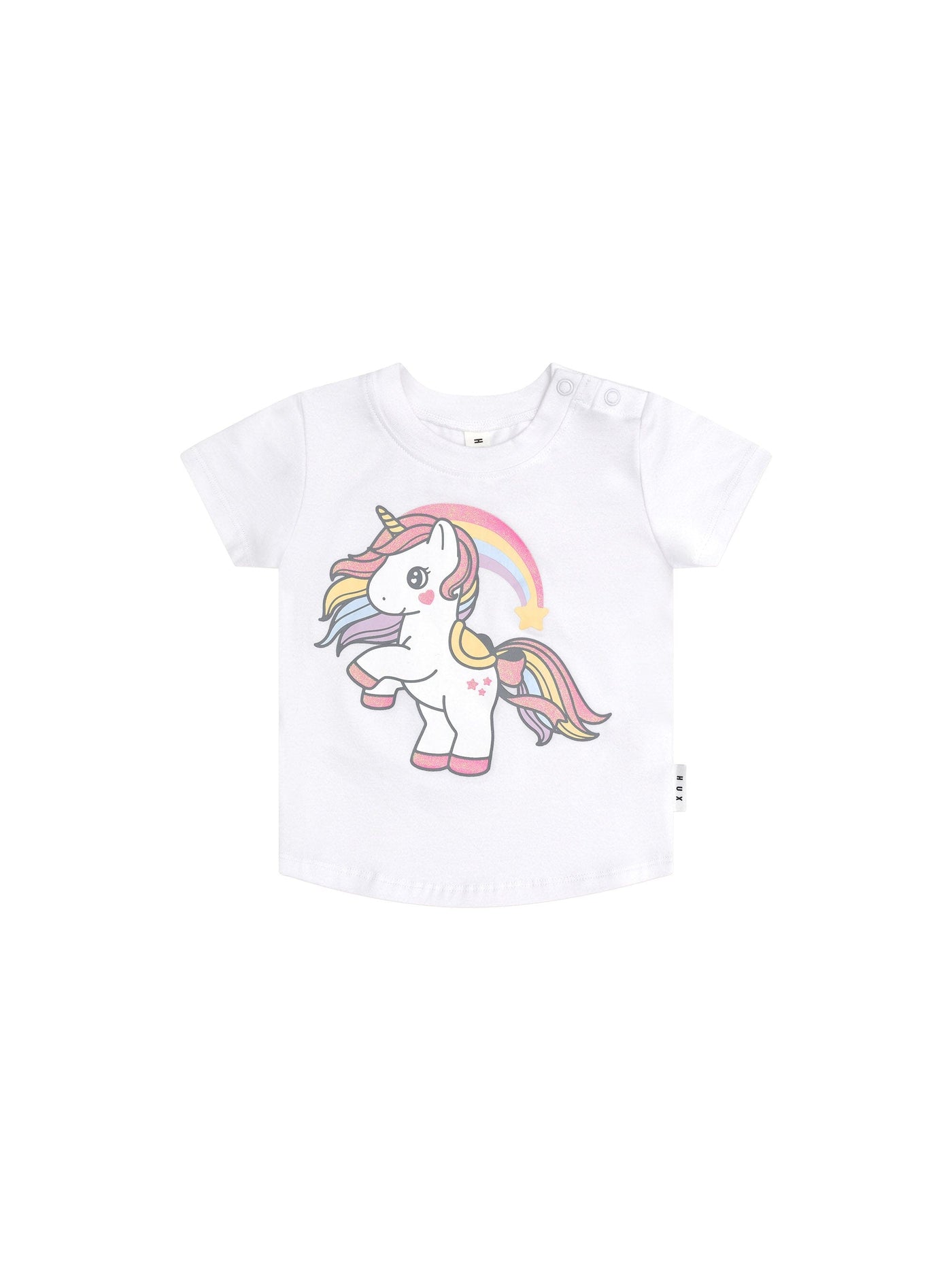 Huxbaby - Rainbow Unicorn T-Shirt - HB2104S24 Short Sleeve T-Shirt Huxbaby 