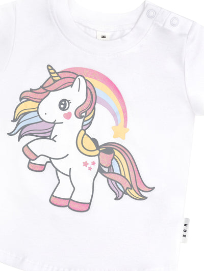 Huxbaby - Rainbow Unicorn T-Shirt - HB2104S24 Short Sleeve T-Shirt Huxbaby 