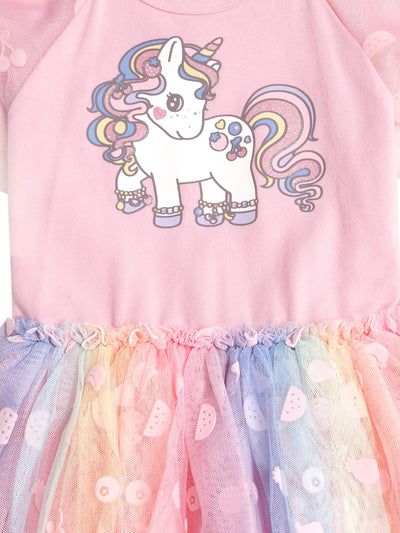 Huxbaby - Rainbow Unicorn Tulle Dress - HB1052S25 Tutu Dress Huxbaby 
