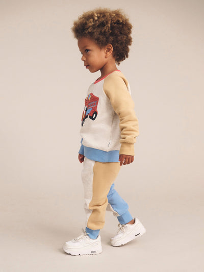 Huxbaby - Retro Splice Track Pant - HB6082W25 Trackpants Huxbaby 