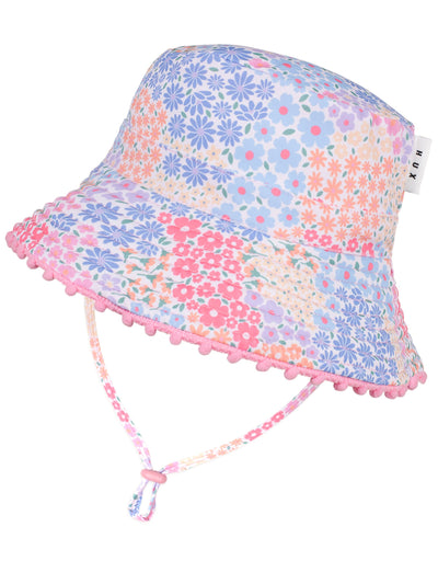 Huxbaby - Reversible Swim Hat Floral Bloom - HB7287S25 Swim Hats Huxbaby 