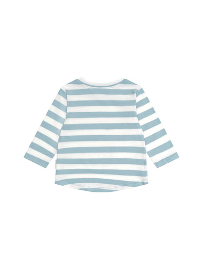 Huxbaby - Roadworks Hux Stripe Top - HB2063S24 Long Sleeve Top Huxbaby 