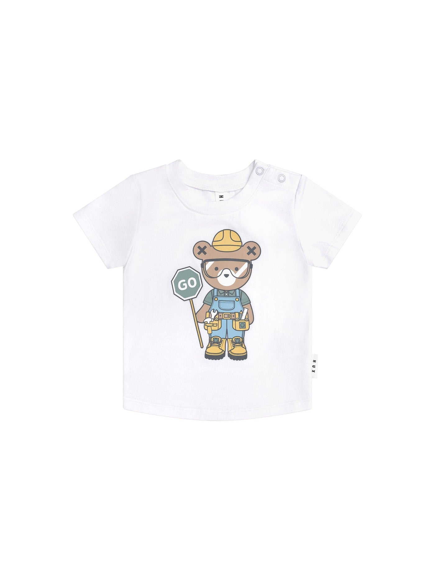 Huxbaby - Roadworks Hux T-Shirt - HB2079S24 Short Sleeve T-Shirt Huxbaby 