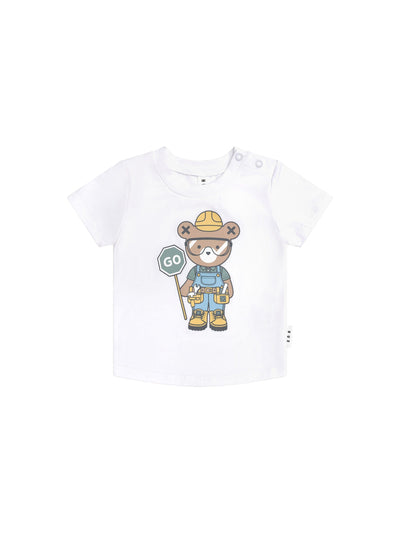 Huxbaby - Roadworks Hux T-Shirt - HB2079S24 Short Sleeve T-Shirt Huxbaby 