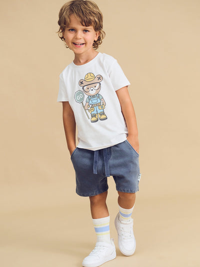 Huxbaby - Roadworks Hux T-Shirt - HB2079S24 Short Sleeve T-Shirt Huxbaby 