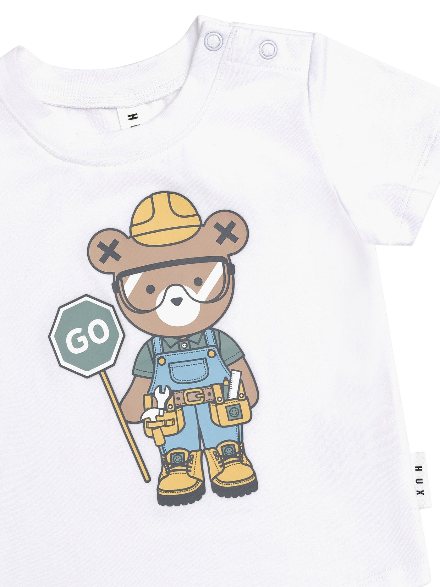 Huxbaby - Roadworks Hux T-Shirt - HB2079S24 Short Sleeve T-Shirt Huxbaby 