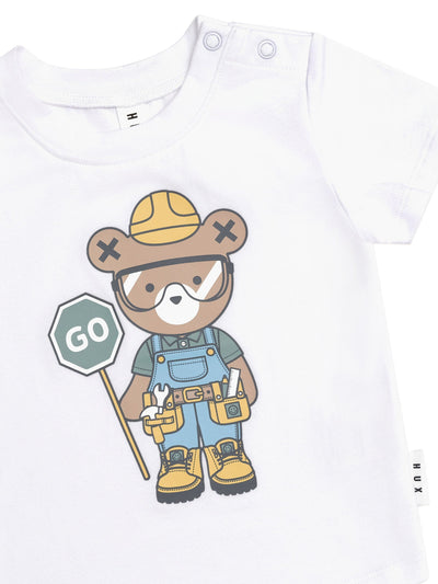 Huxbaby - Roadworks Hux T-Shirt - HB2079S24 Short Sleeve T-Shirt Huxbaby 