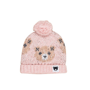 Huxbaby - Rosebud Huxbear Knit Beanie - HB8234W24