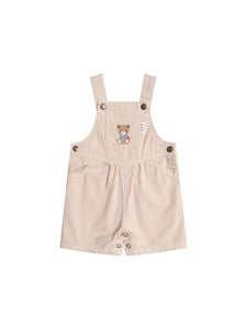 Huxbaby - Sandbox Stripe Short Overalls - HB0043S25