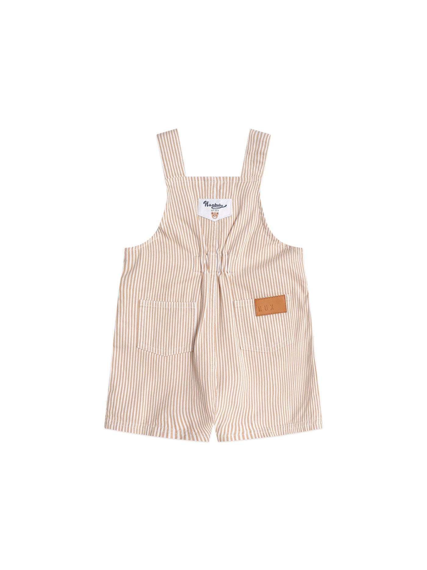 Huxbaby - Sandbox Stripe Short Overalls - HB0043S25 Overalls Huxbaby 