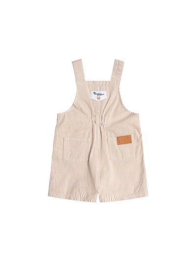 Huxbaby - Sandbox Stripe Short Overalls - HB0043S25 Overalls Huxbaby 