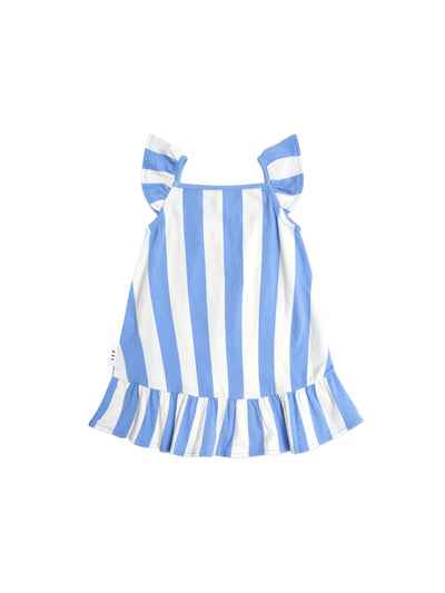 Huxbaby - Seaside Cherry Stripe Dress - HB1051S25 Sleeveless Dress Huxbaby 
