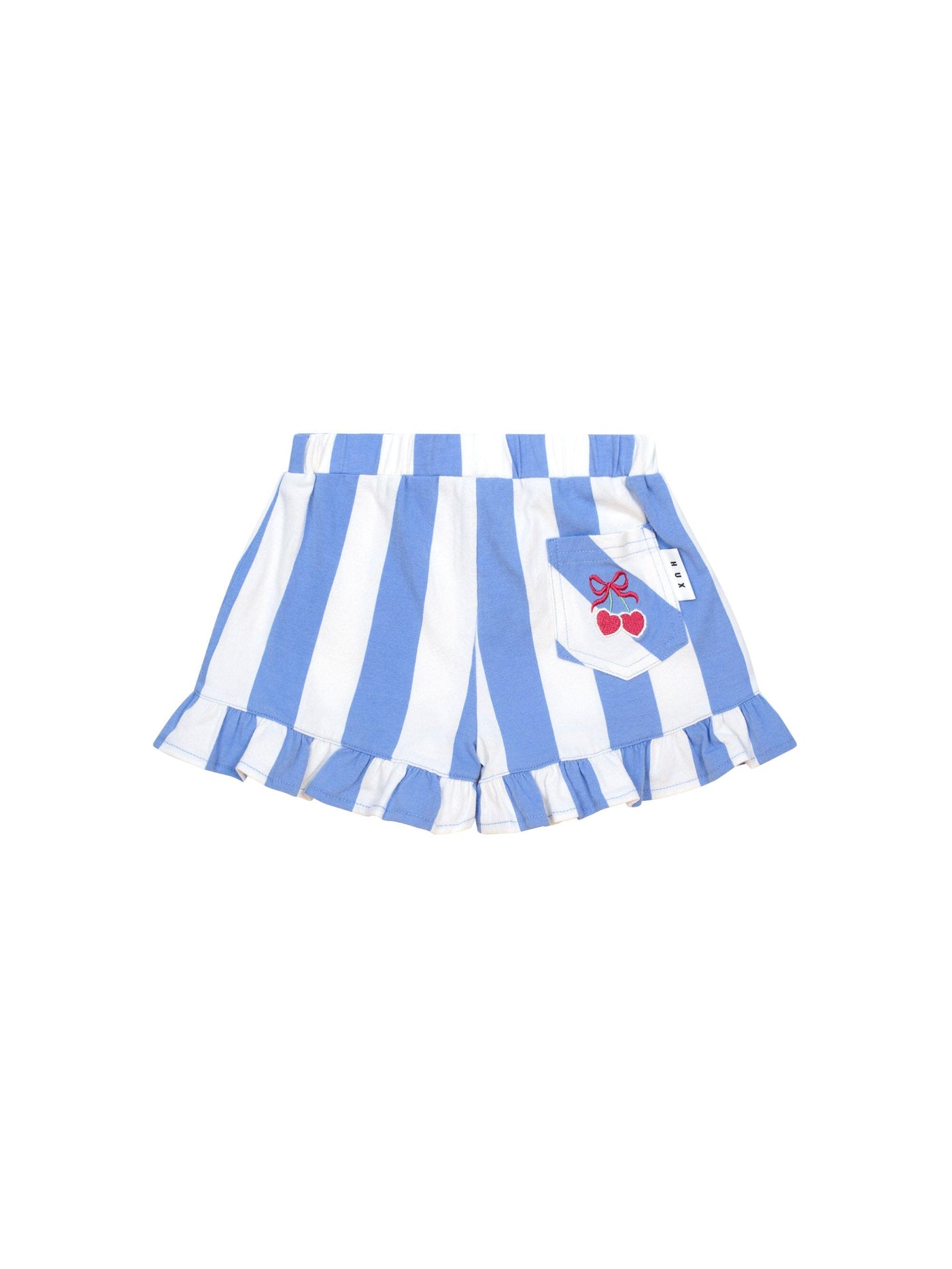 Huxbaby - Seaside Cherry Stripe Frill Skort - HB6134S25 Shorts Huxbaby 