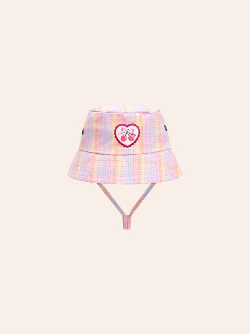 Huxbaby - Seaside Rainbow Stripe Bucket Hat | Rainbow Multi - PREORDER