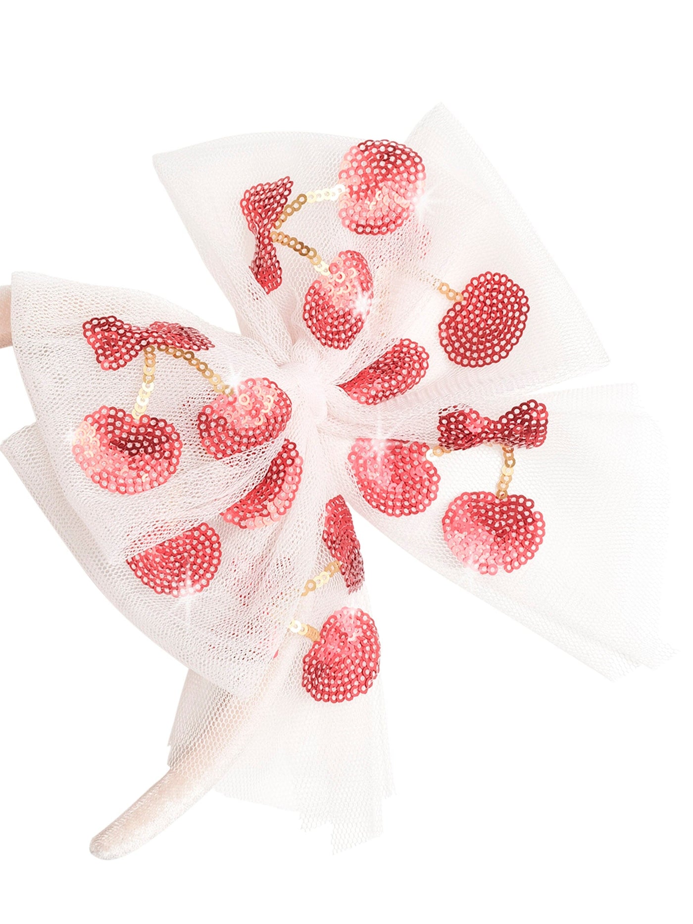 Huxbaby - Sequin Cherry Pie Headband - HB8309S25 Headband Huxbaby 