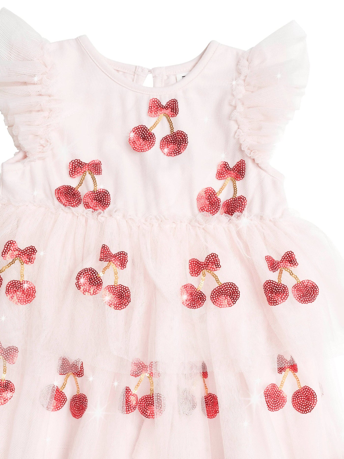 Huxbaby - Sequin Cherry Pie Tulle Dress - HB1313S25 Tutu Dress Huxbaby 