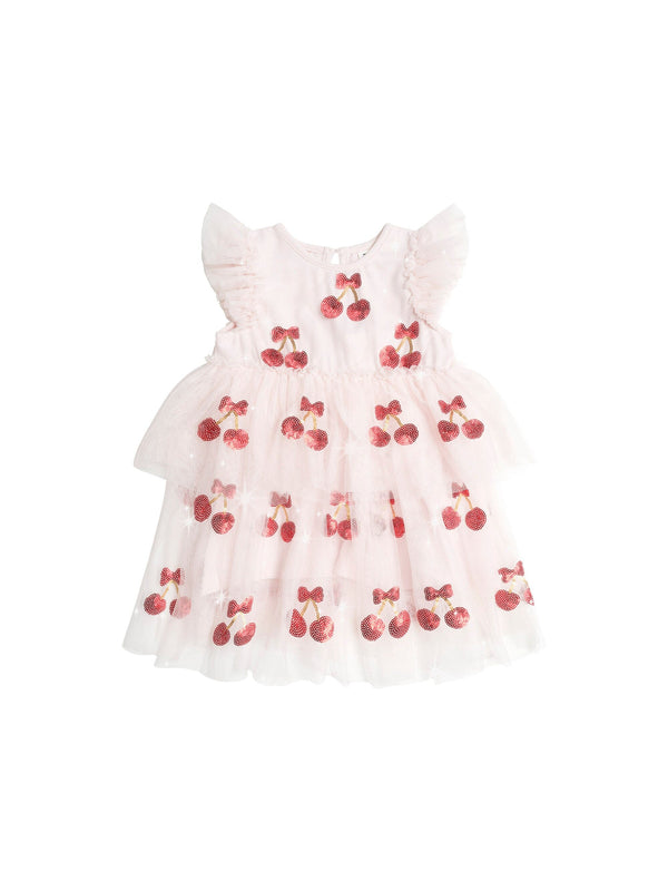 Huxbaby - Sequin Cherry Pie Tulle Dress - HB1313S25 Tutu Dress Huxbaby 