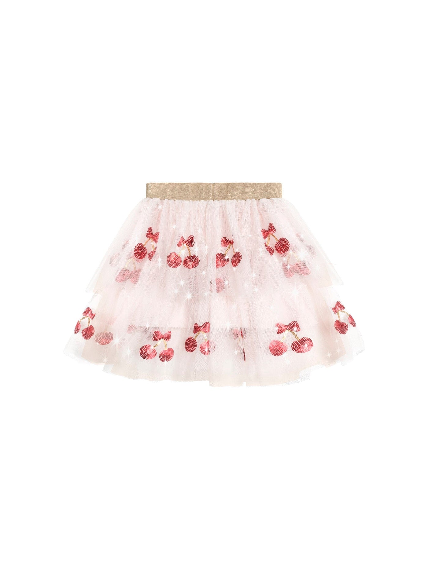 Huxbaby - Sequin Cherry Pie Tulle Skirt - HB1330S25 Skirts Huxbaby 