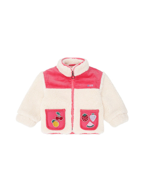 Huxbaby - Sherpa Cord Patches Jacket