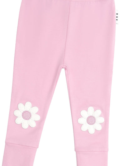 Huxbaby - Shimmer Daisy Legging - HB6120S24 Leggings Huxbaby 