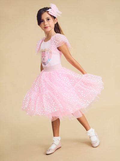 Huxbaby - Shimmer Hearts Party Skirt - HB1287S24 Skirts Huxbaby 