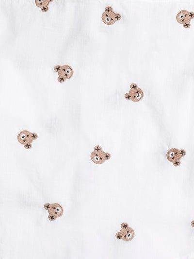 Huxbaby - Shortsleeve Huxbear Button Up Crisp White - HB2327S25 Short Sleeve Shirt Huxbaby 