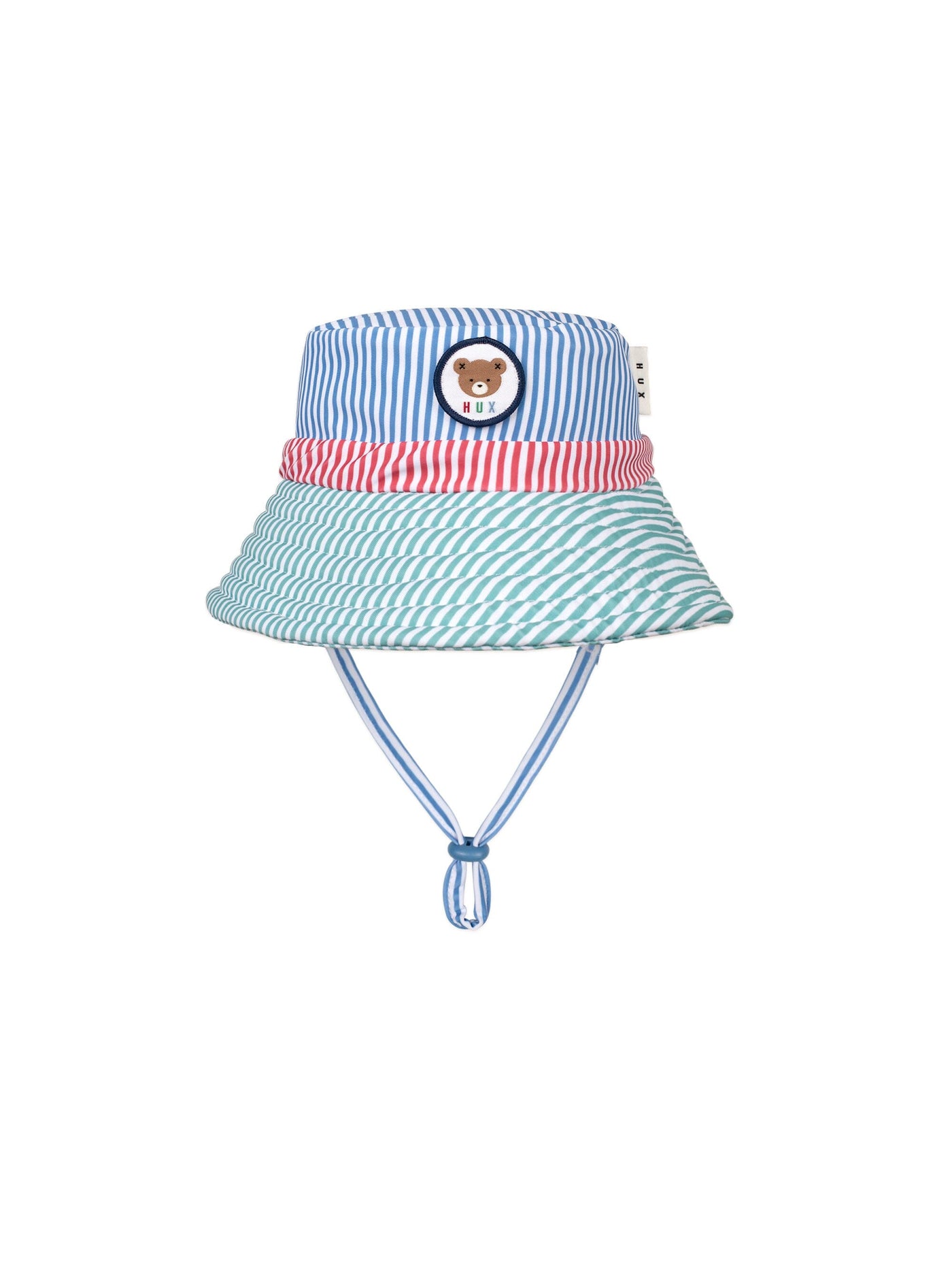 Huxbaby - Spliced Stripe Swim Hat - HB7192S25 Swim Hats Huxbaby 