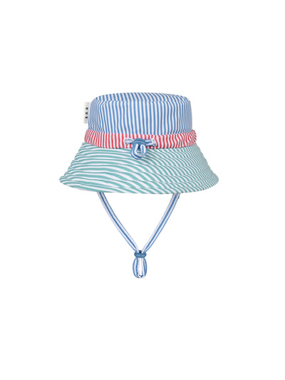 Huxbaby - Spliced Stripe Swim Hat - HB7192S25 Swim Hats Huxbaby 