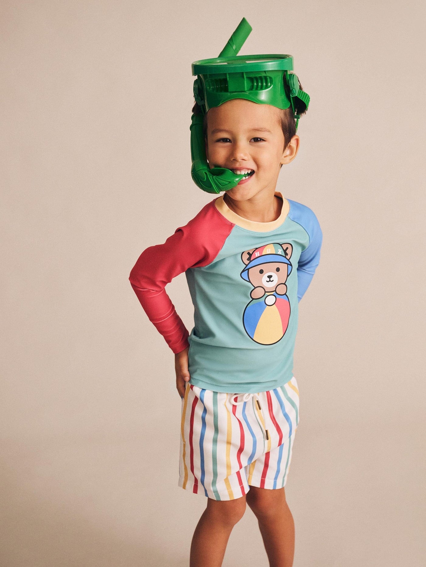 Huxbaby - Sporty Huxbear Rashguard - HB7200S25 Rashie Huxbaby 