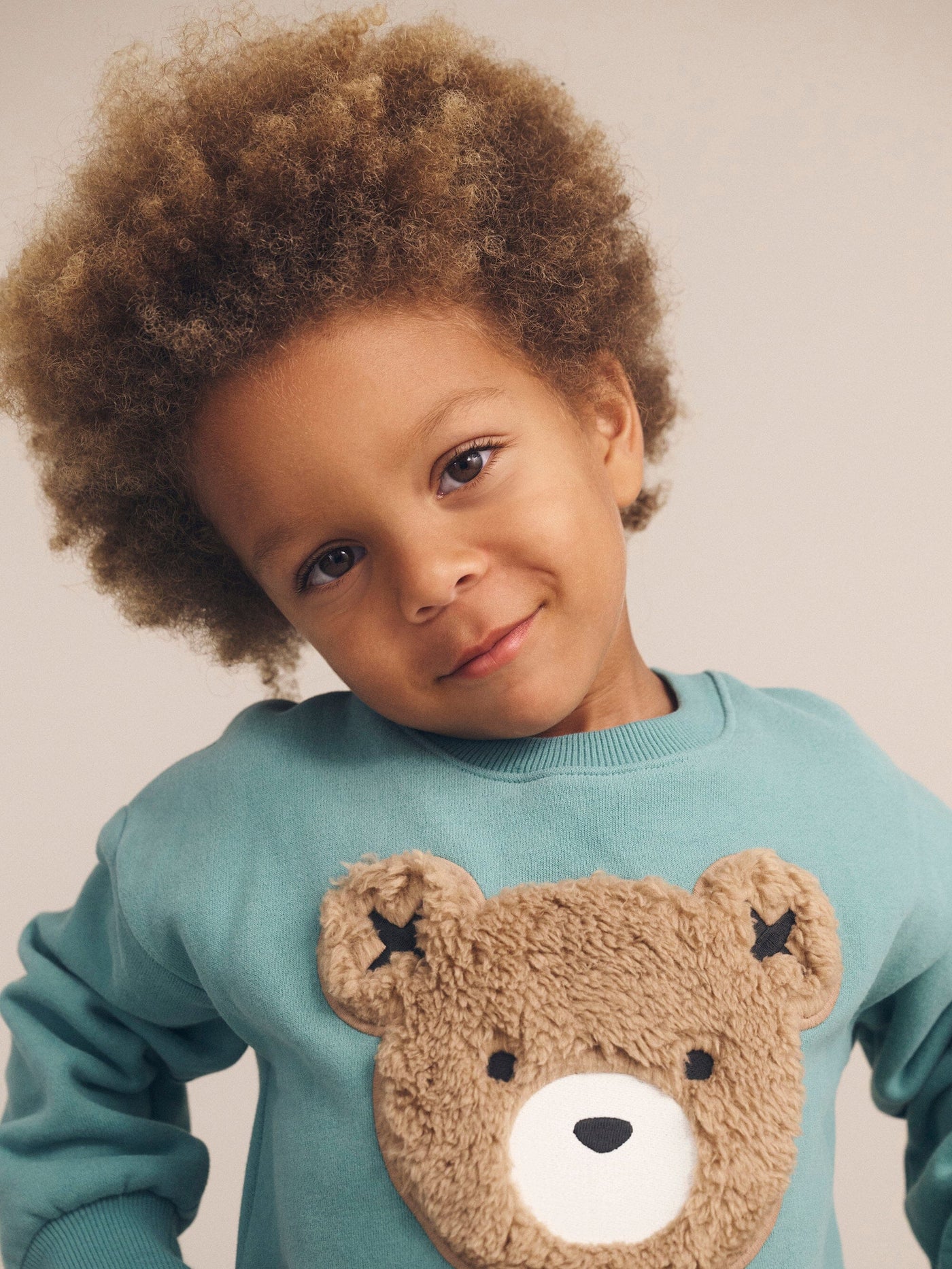 Huxbaby - Sprout Furry Huxbear Sweatshirt - HB3106W25 Jumper Huxbaby 