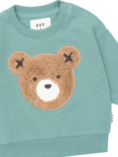 Huxbaby - Sprout Furry Huxbear Sweatshirt - HB3106W25 Jumper Huxbaby 