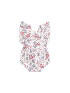 Huxbaby - Stawberry Garden Playsuit Cream - HB0032S25