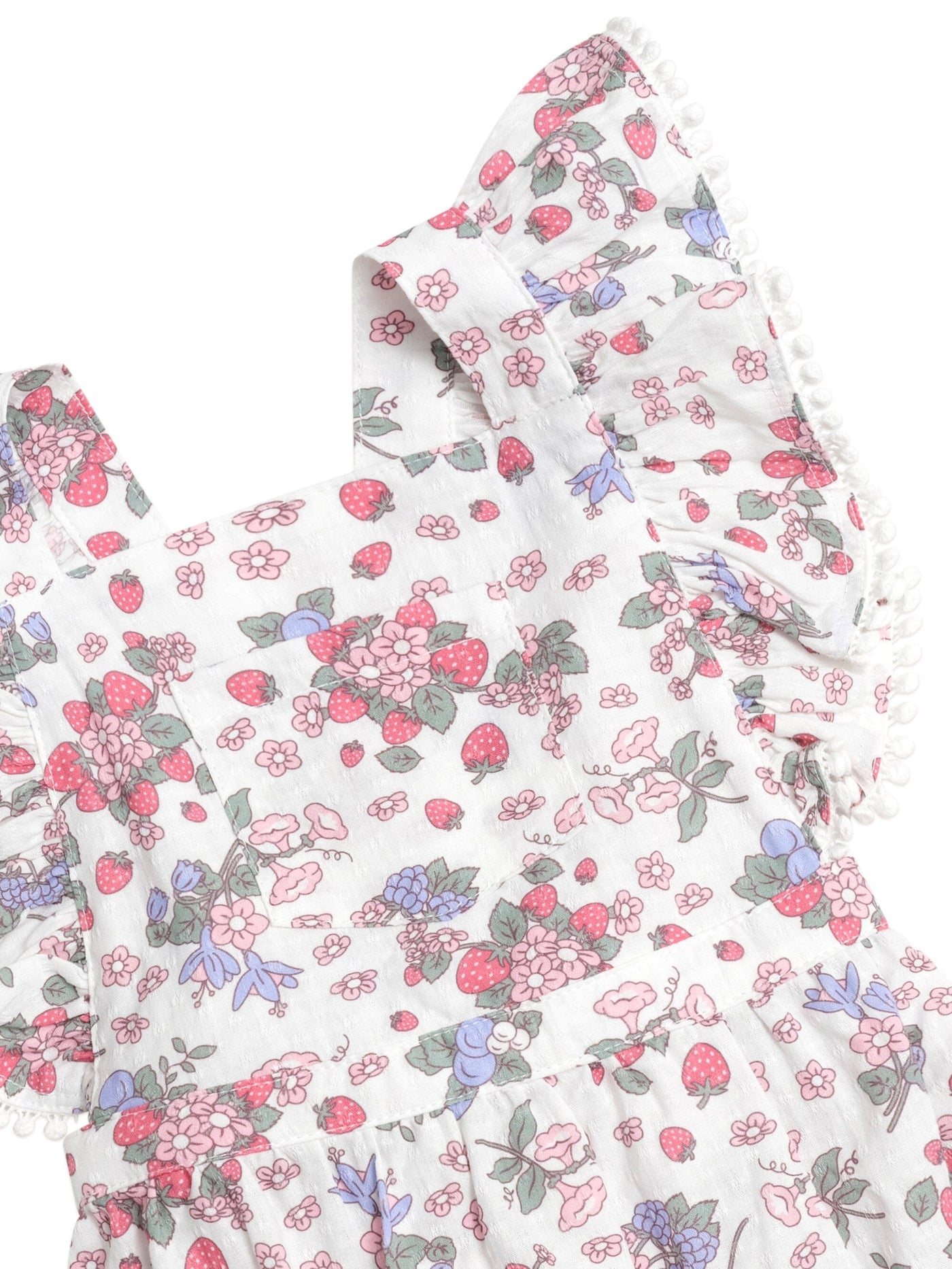 Huxbaby - Stawberry Garden Playsuit Cream - HB0032S25 Playsuits Huxbaby 