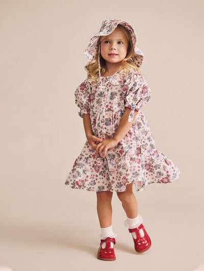 Huxbaby - Stawberry Garden Sunhat - HB8014S25 Hats Huxbaby 