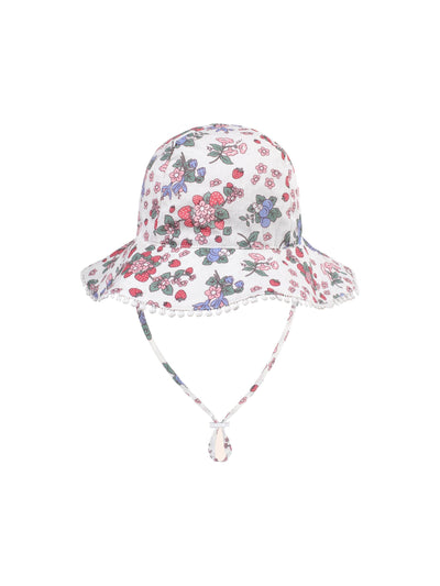 Huxbaby - Stawberry Garden Sunhat - HB8014S25 Hats Huxbaby 