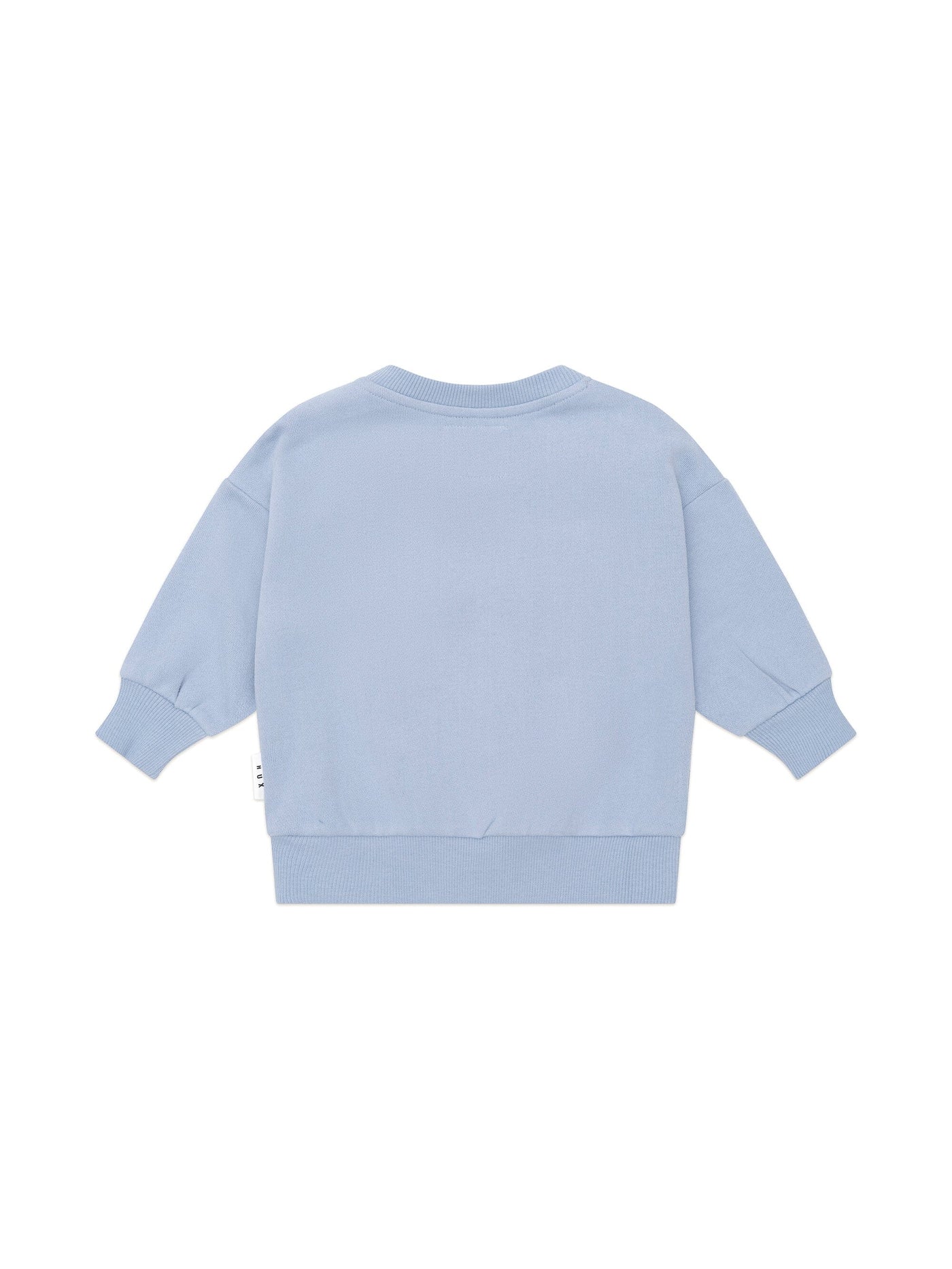 Huxbaby - Stone Blue Furry Huxbear Sweatshirt - HB3070W25 Jumper Huxbaby 