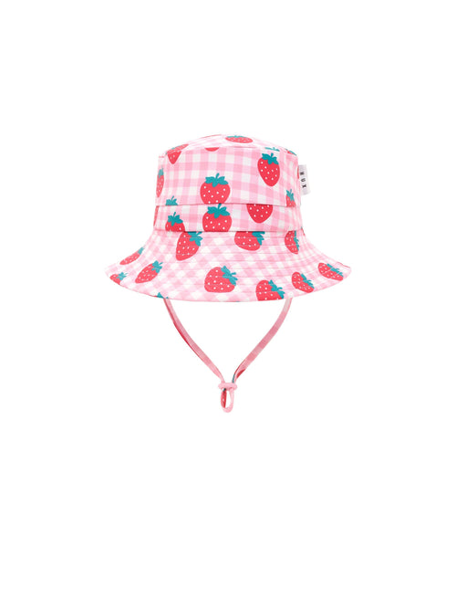 Huxbaby - Strawberry Check Swimhat | Strawberry