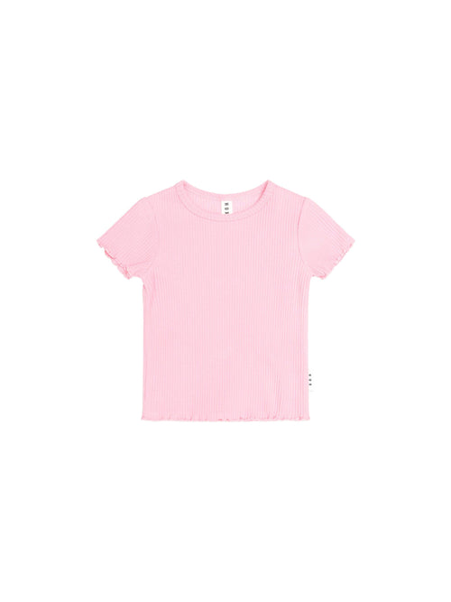 Huxbaby - Strawberry Créme Rib Tee | Strawberry Créme